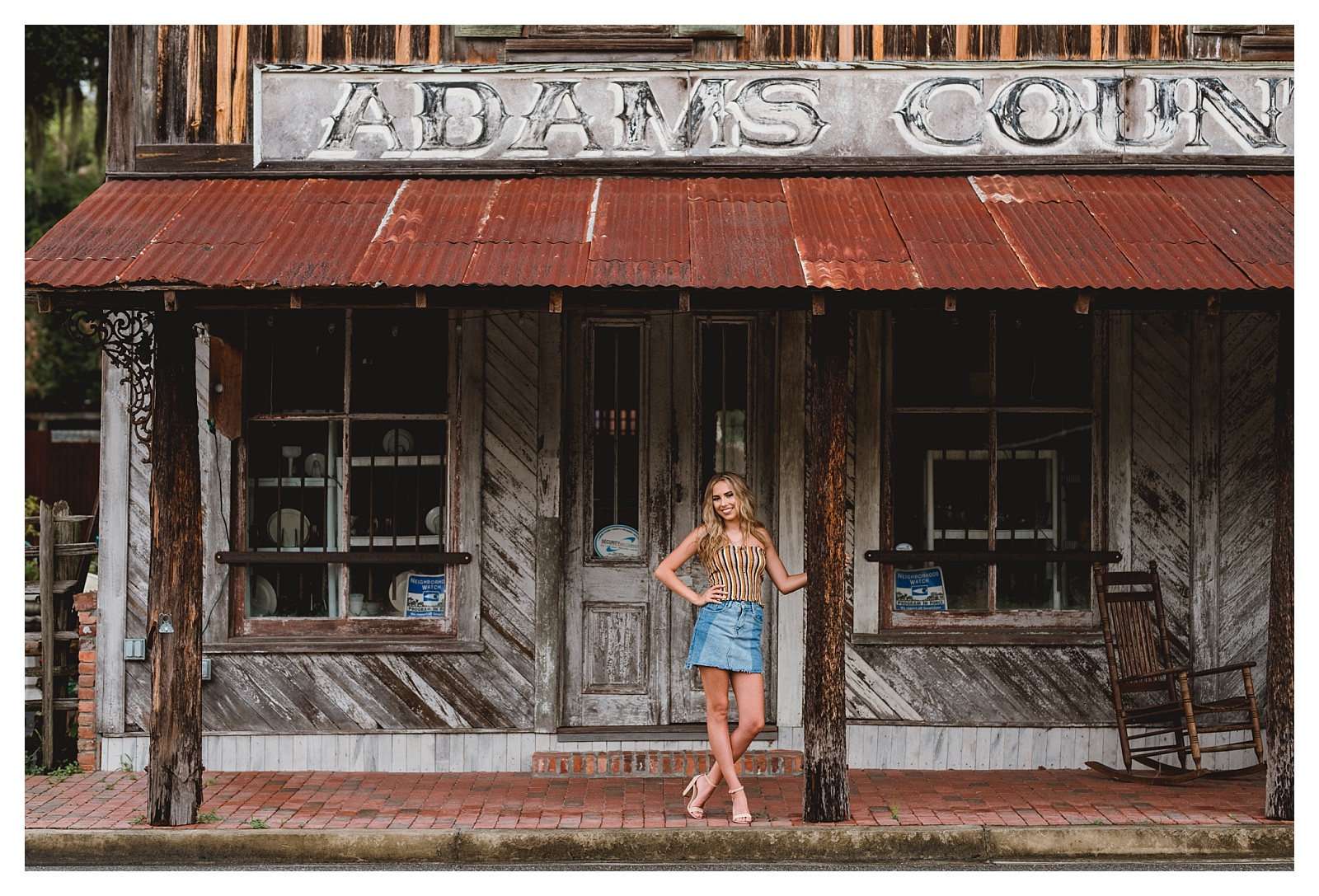 North Florida senior vintage photography by Shelly Williams.