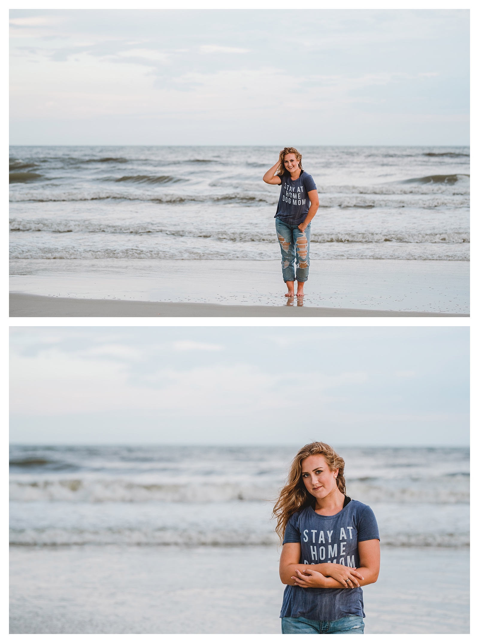 Beach photography for North Florida high school senior. Shelly Williams Photography