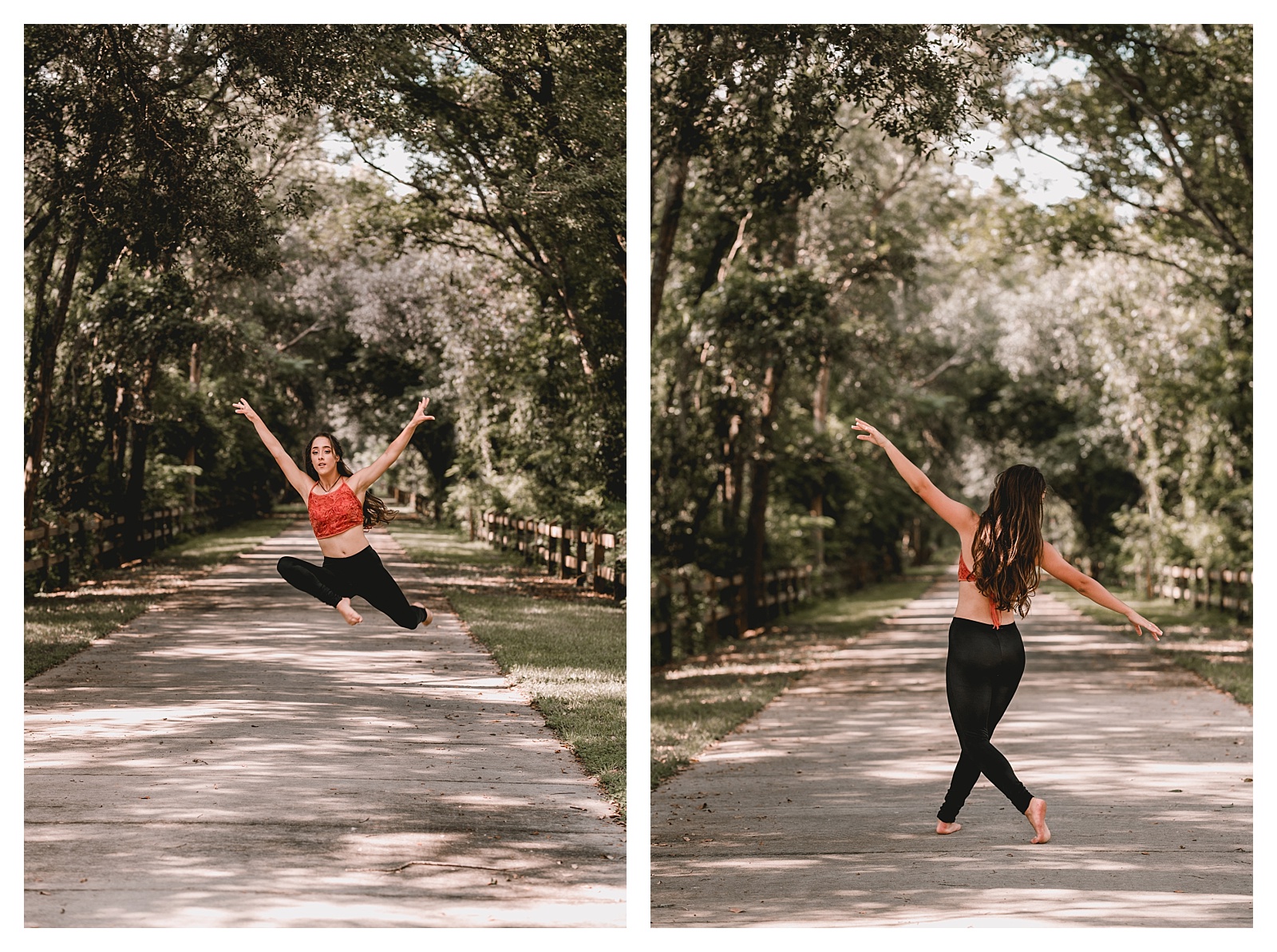 Tallahassee dancer senior photos jumping dance pictures. Shelly Williams Photography