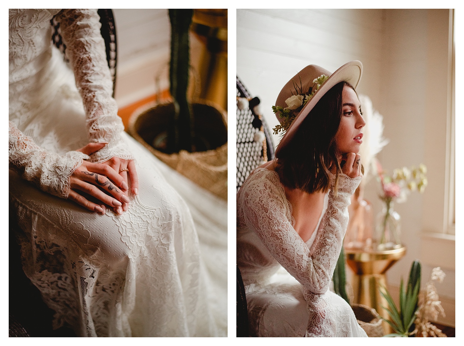 Detail photos during bridal photo shoot in Florida. 