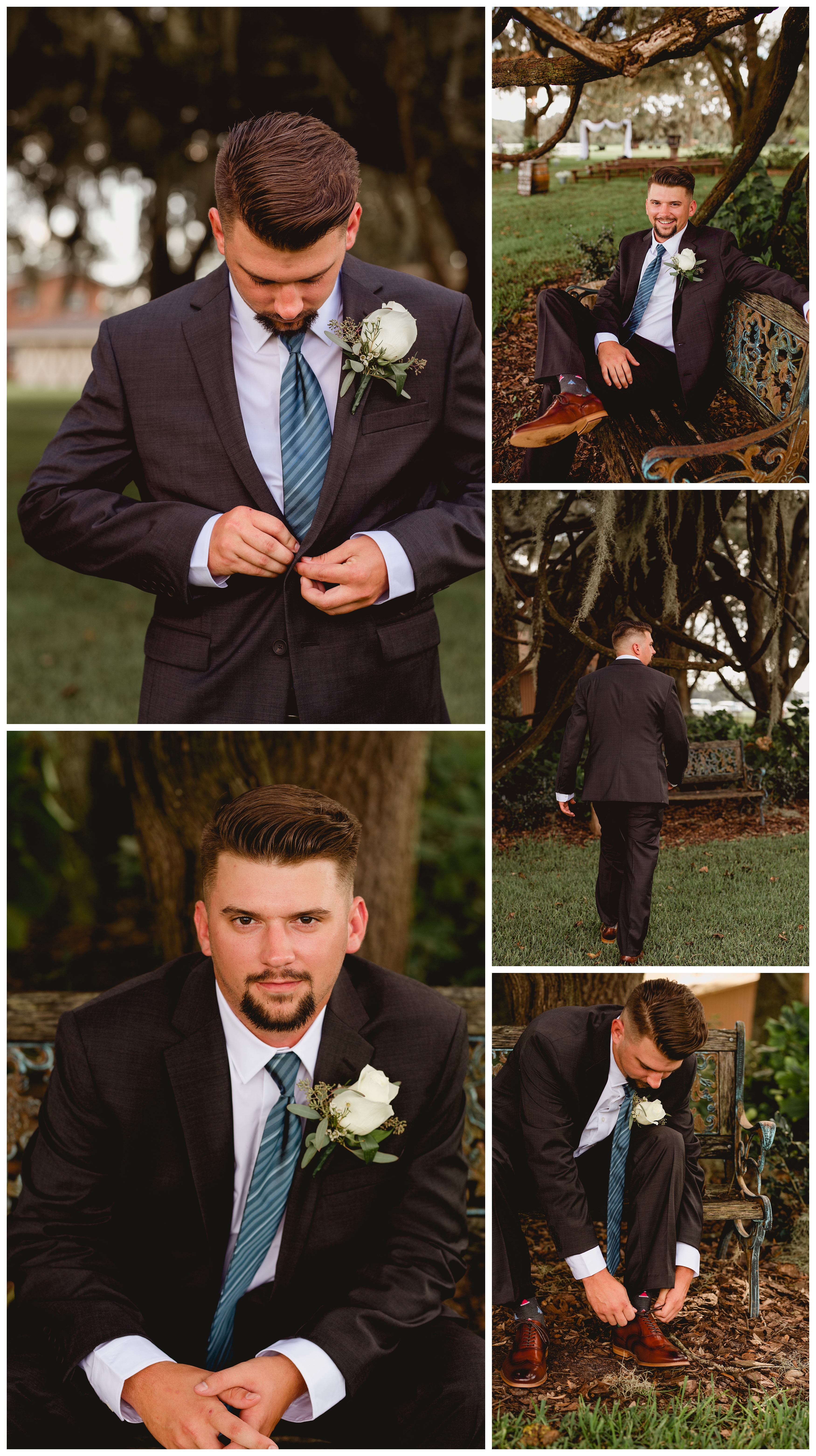 Groom portraits in Gainesville, Fl, wedding photographer located in north florida. Shelly Williams Photography