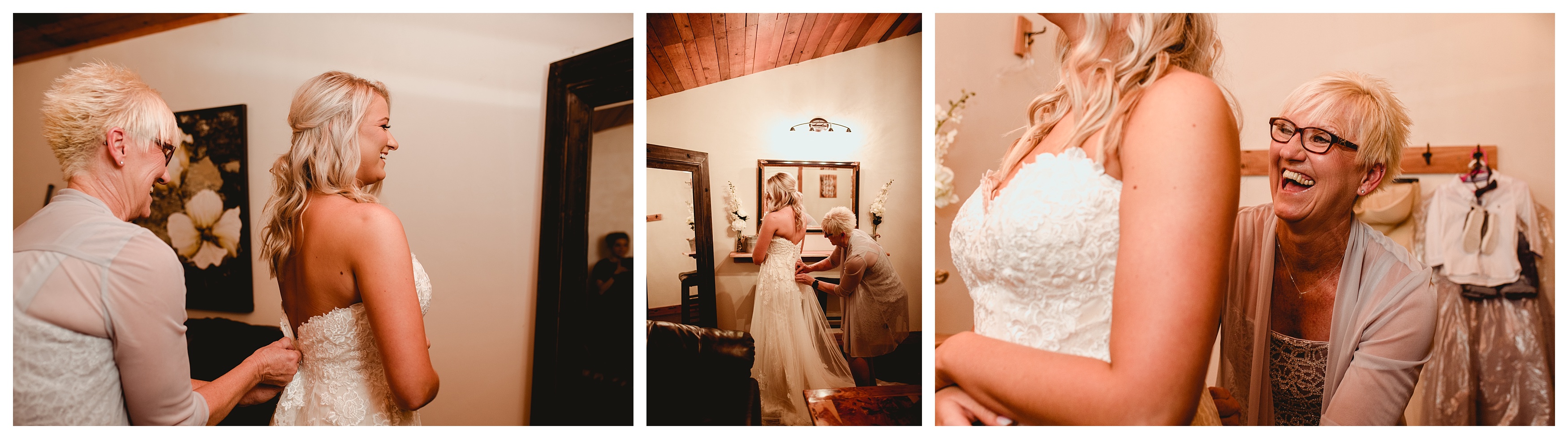 Bride gets ready in bridal suite at Seven Hills Farm, Trenton, FL. Shelly Williams Photography