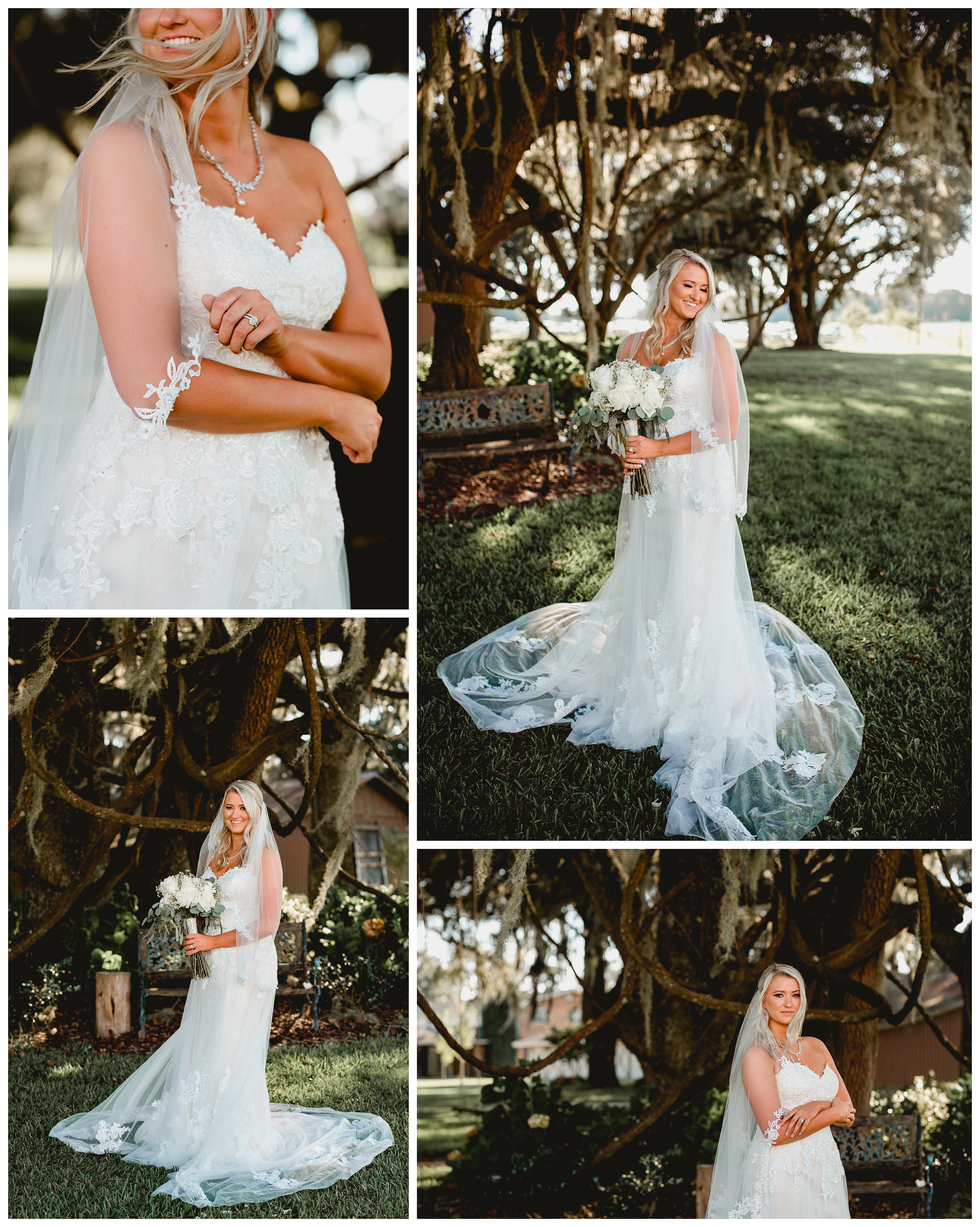 Bridal portraits by professional wedding photographer in Tallahassee, FL. Shelly Williams Photography