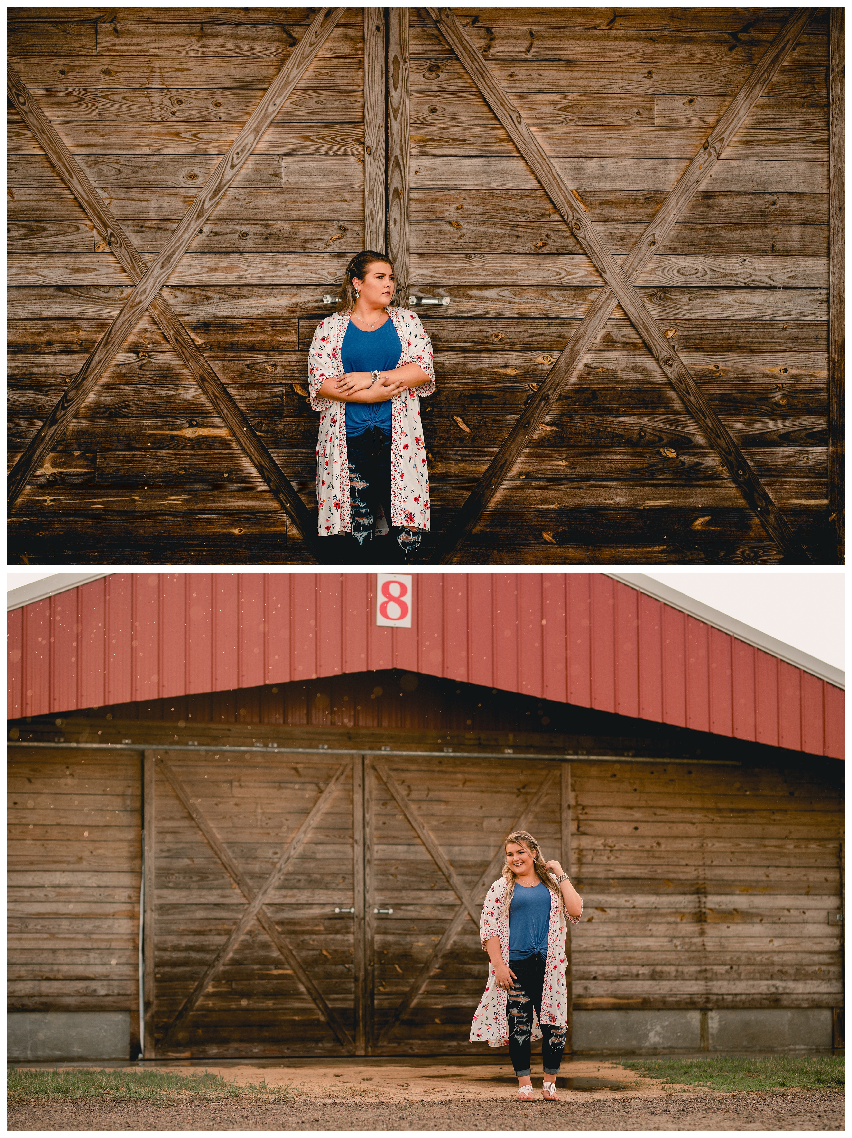 North Florida senior using family farm for pictures. Shelly Williams Photography