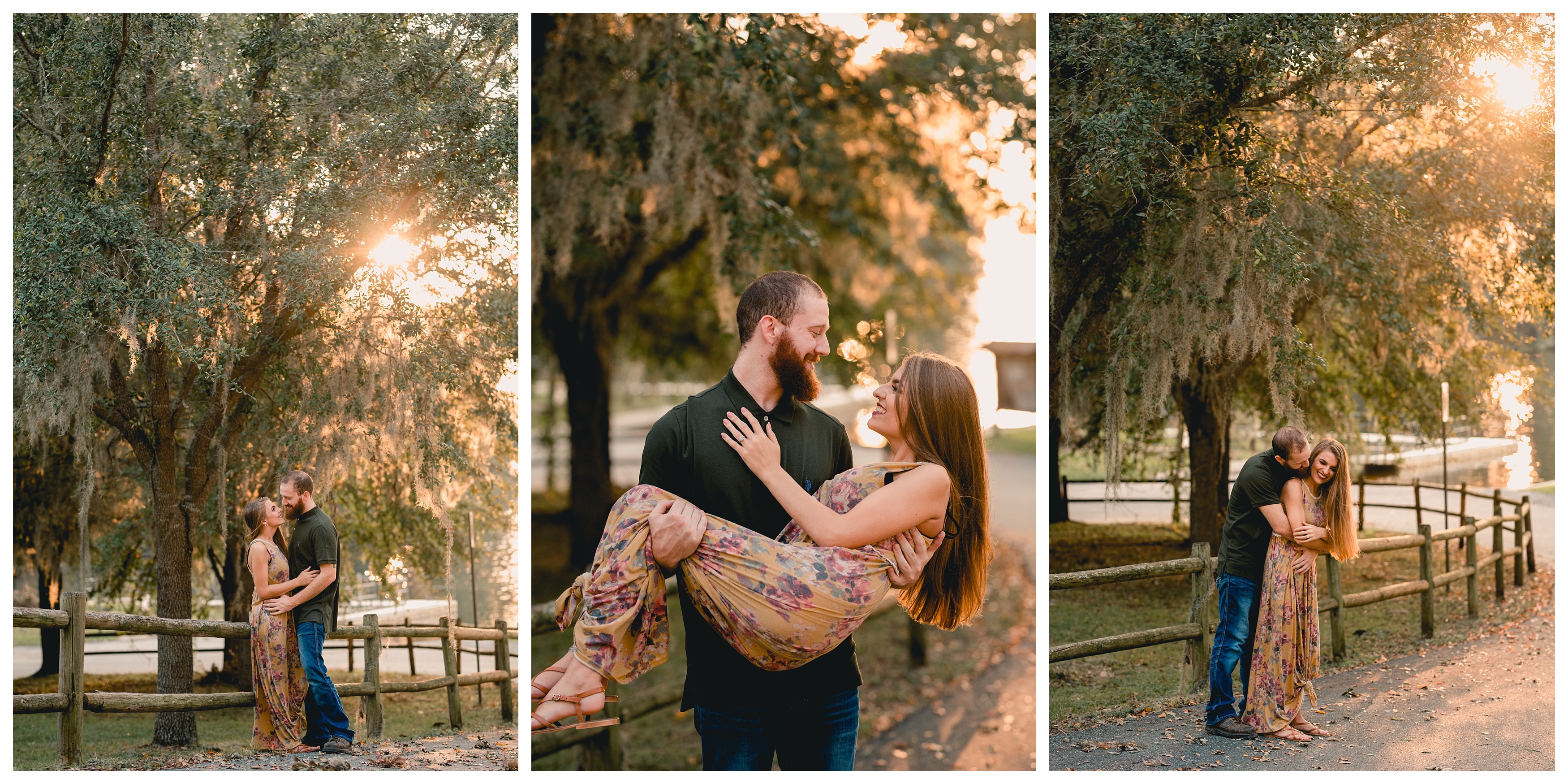 Different and natural posing for the engaged couple in Tallahassee, FL. Shelly Williams Photography