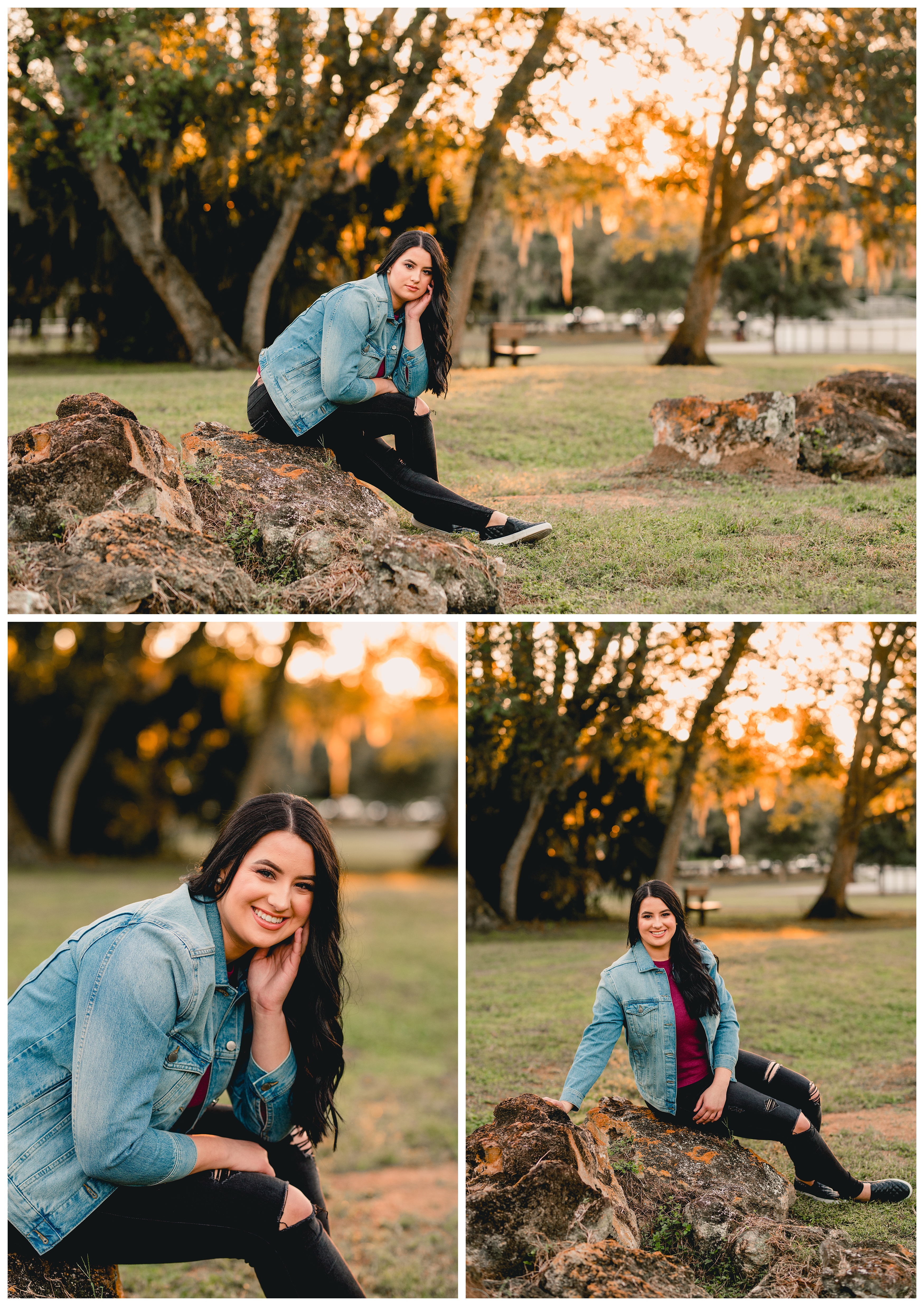 Sunset senior portraits taken in Gainesville, Florida. Shelly Williams Photography