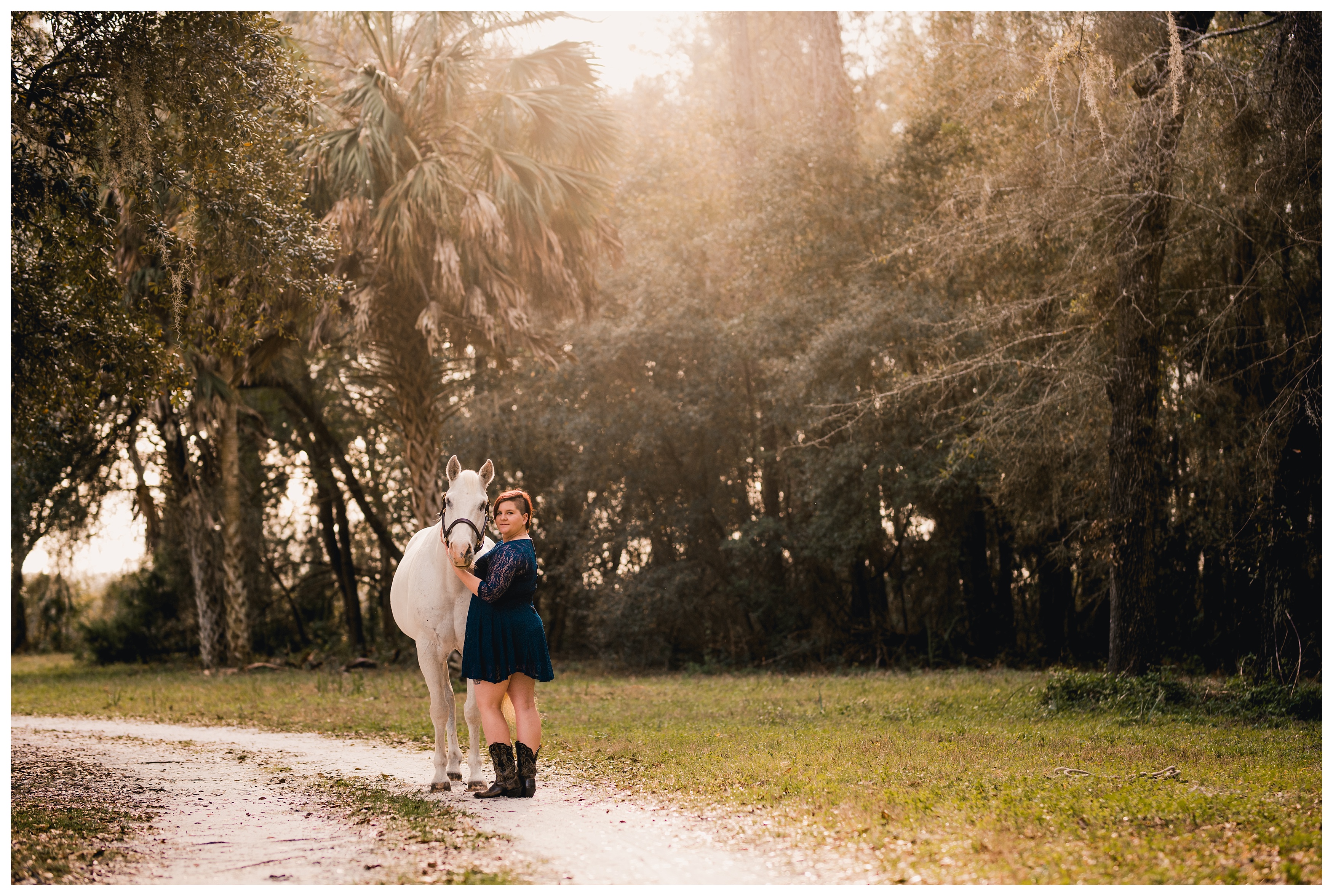 Horse and rider professional portraits taken near Ocala, Florida. Shelly Williams Photography
