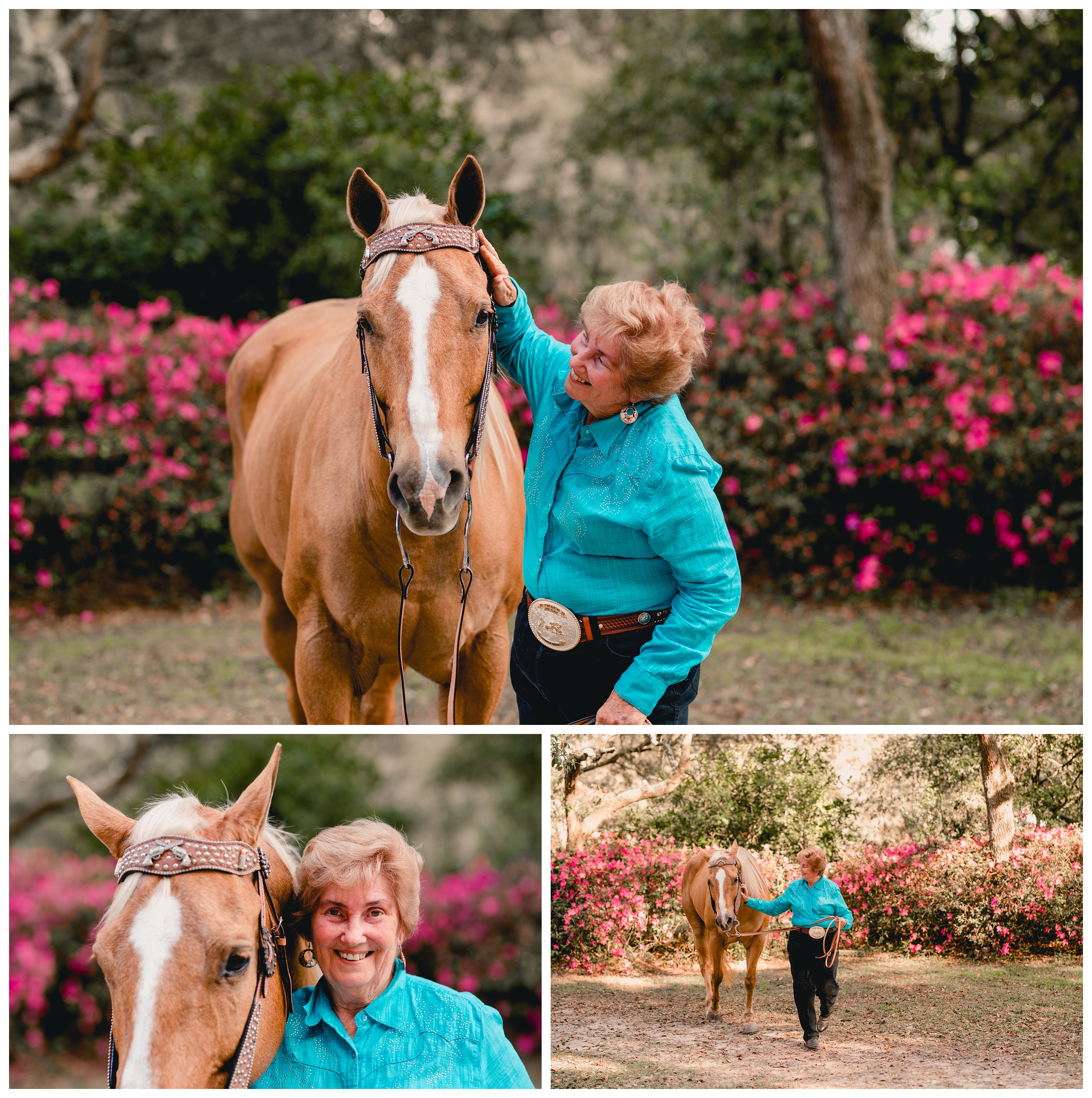 Old bond between horse and rider in Ocala, FL. Shelly Williams Photography