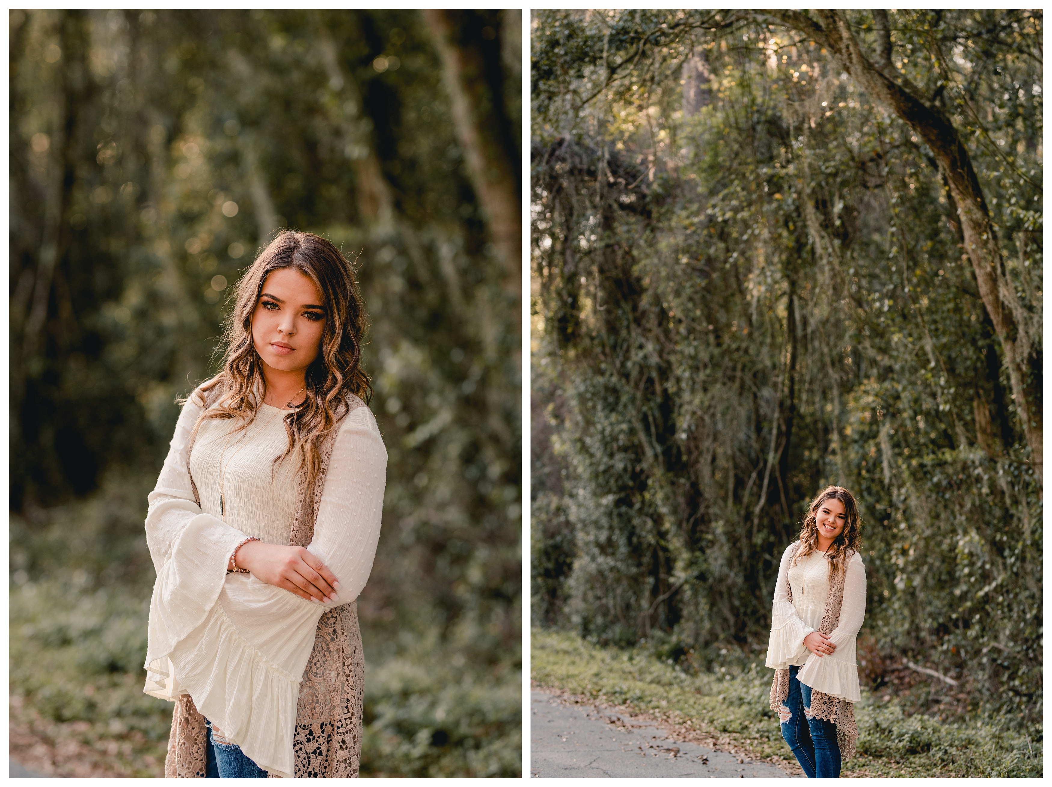 Casual and natural high school senior photos in Tallahassee, FL. Shelly Williams Photography