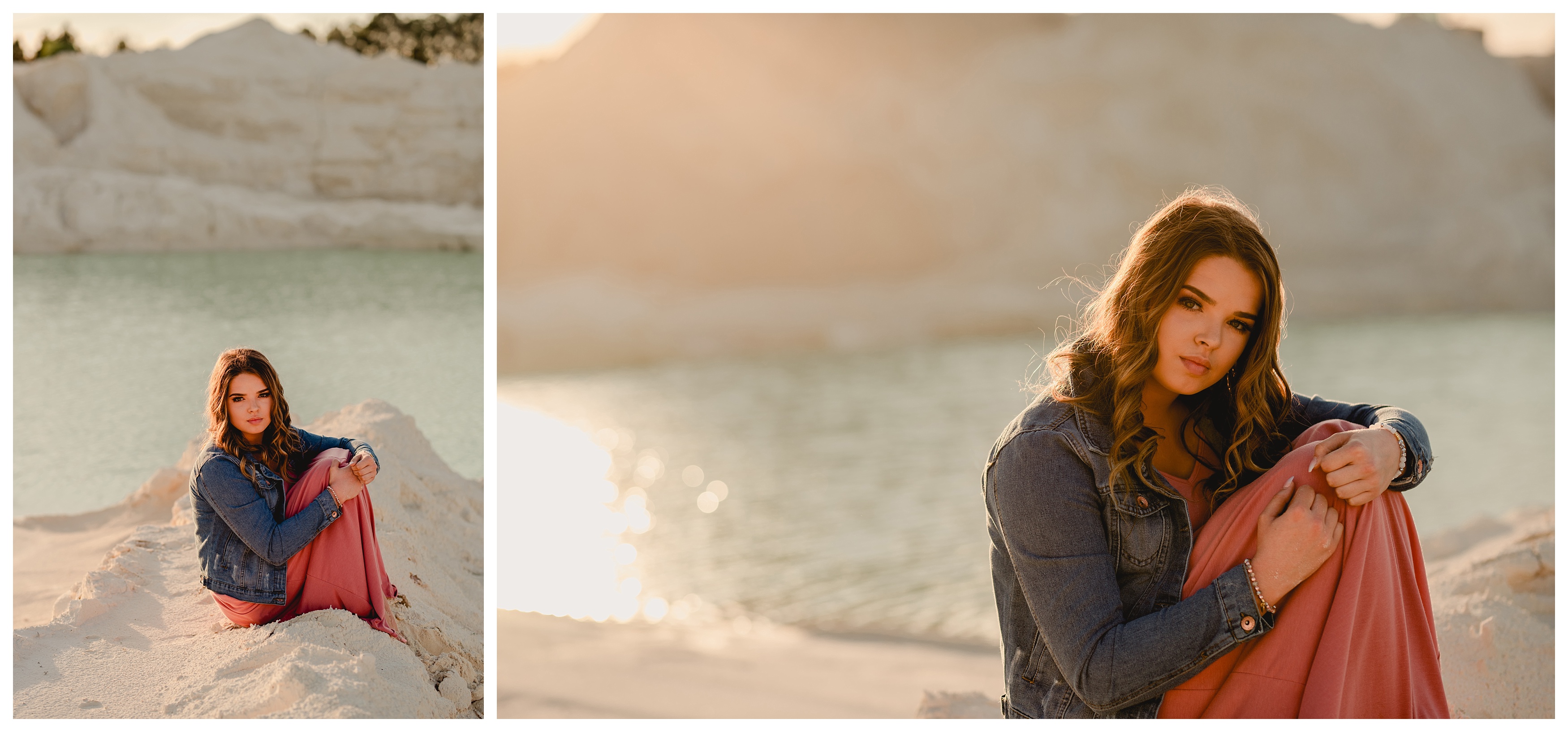 Sunset photos with high school senior at unique location in Florida. Shelly Williams Photography