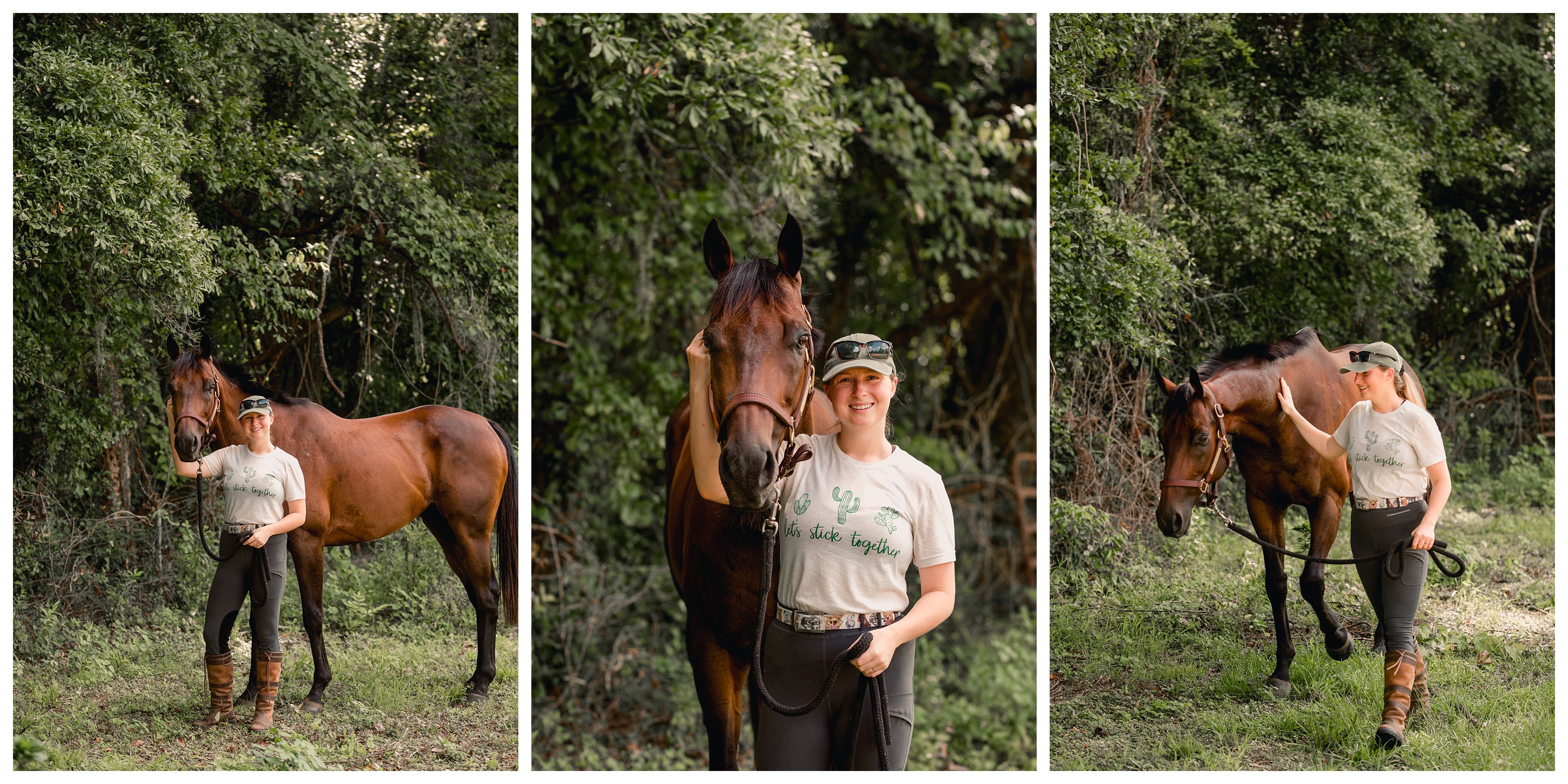 Owner of the Tallahassee horse boarding farm, Turkey Pond Farm. Shelly Williams Photography