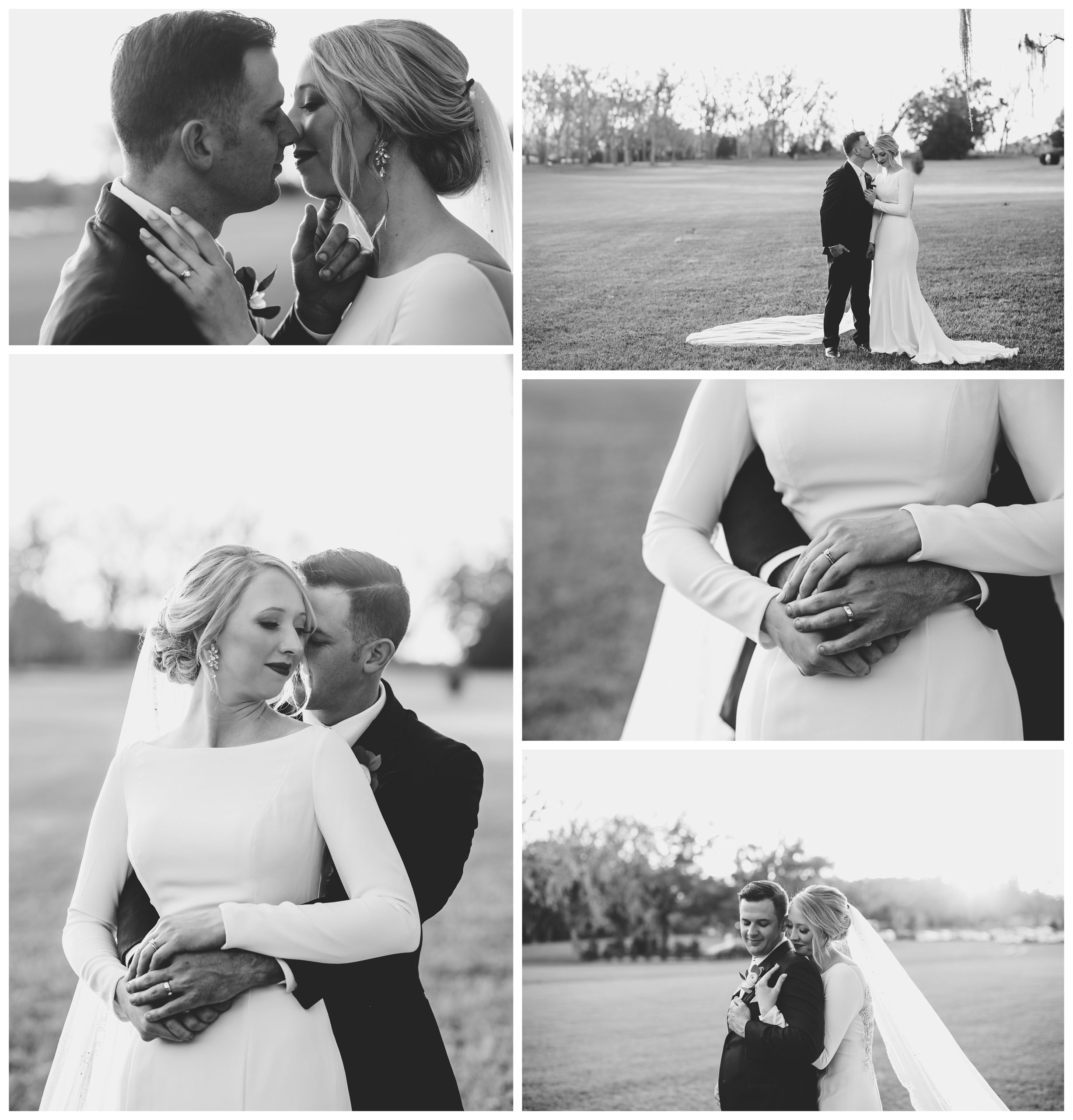 Clark plantation wedding photographer takes black and white intimate photos - Shelly Williams Photography