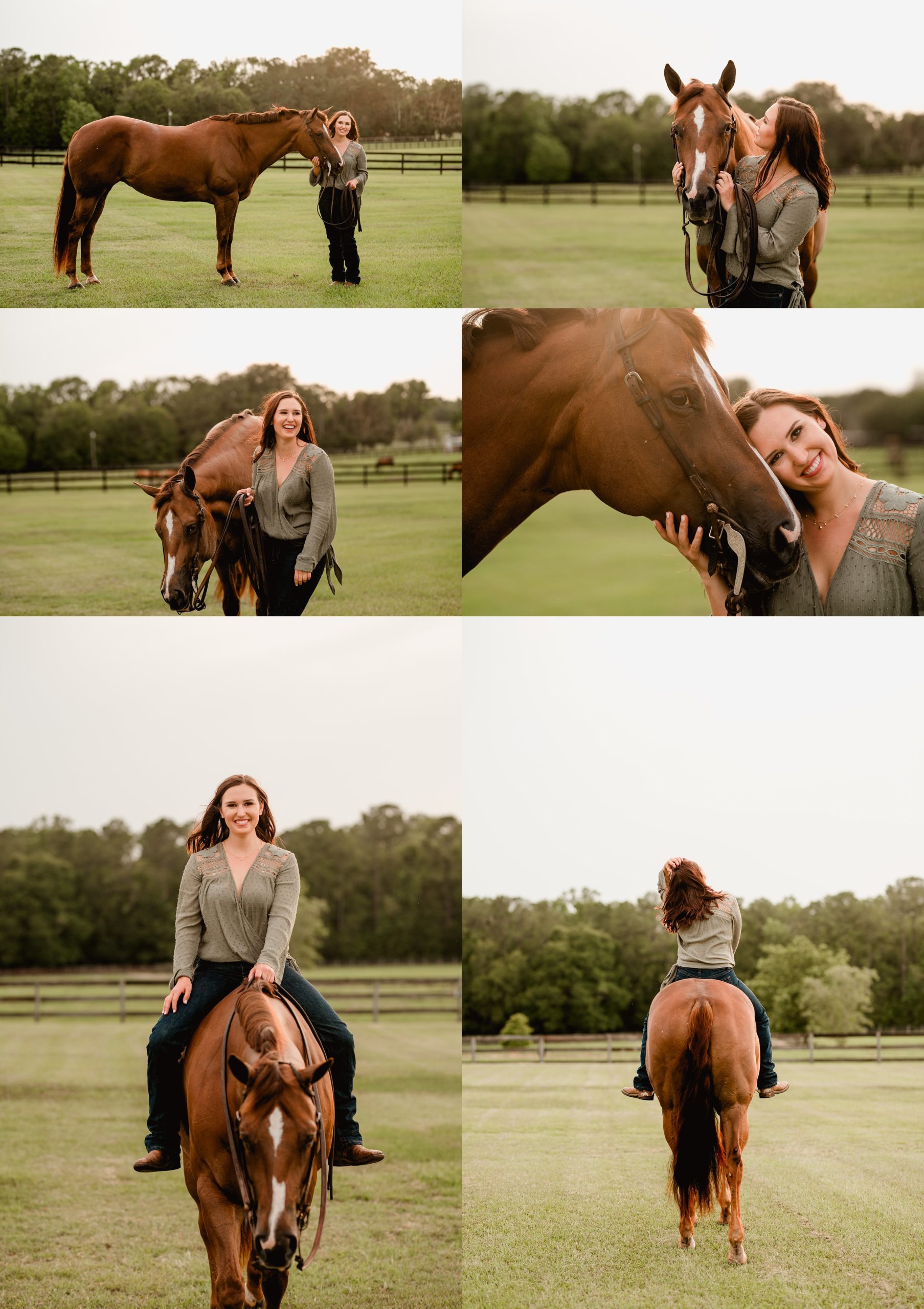 Posing ideas for a girl and her horse