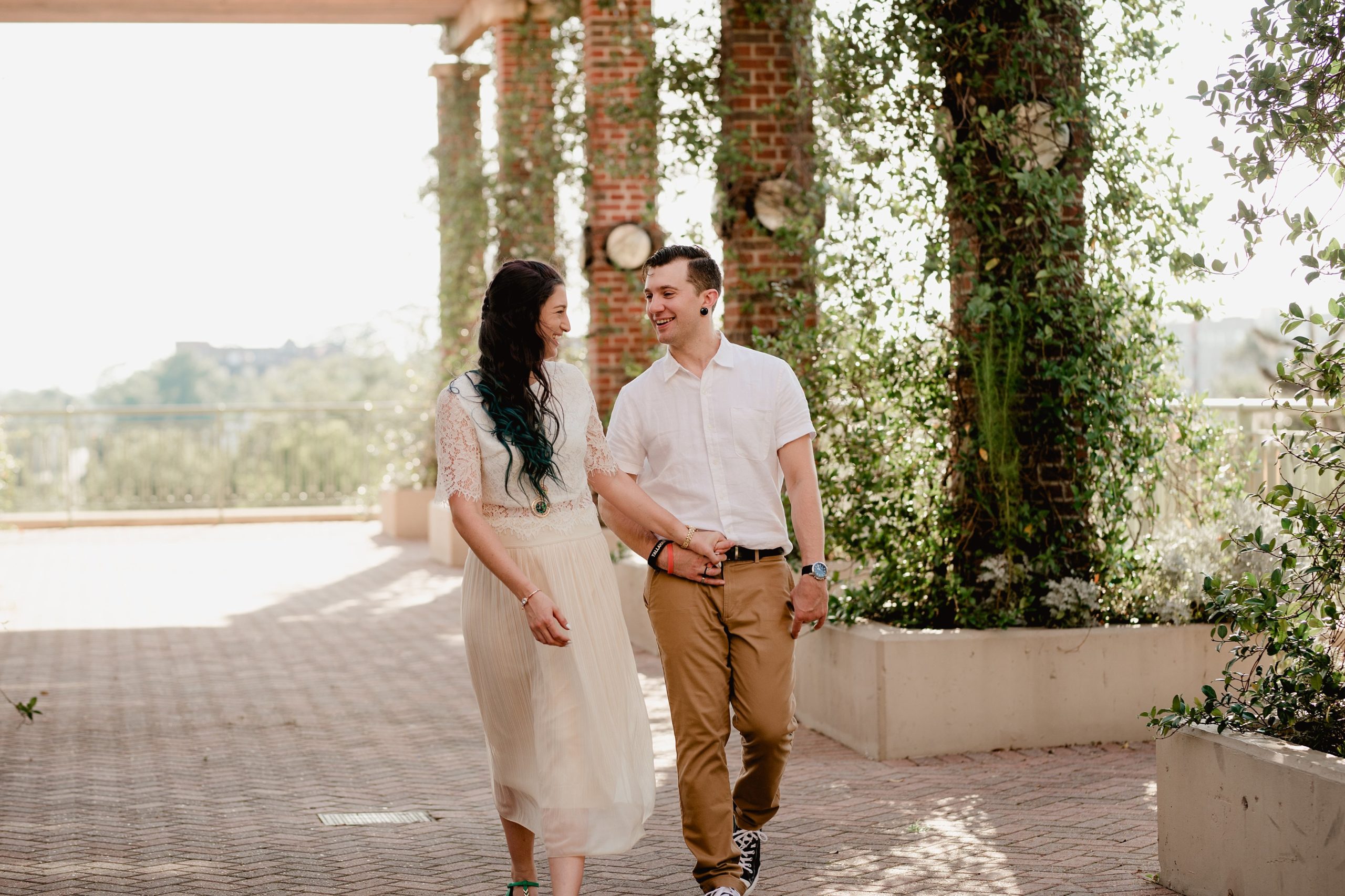 Tallahassee engagement photographer in downtown
