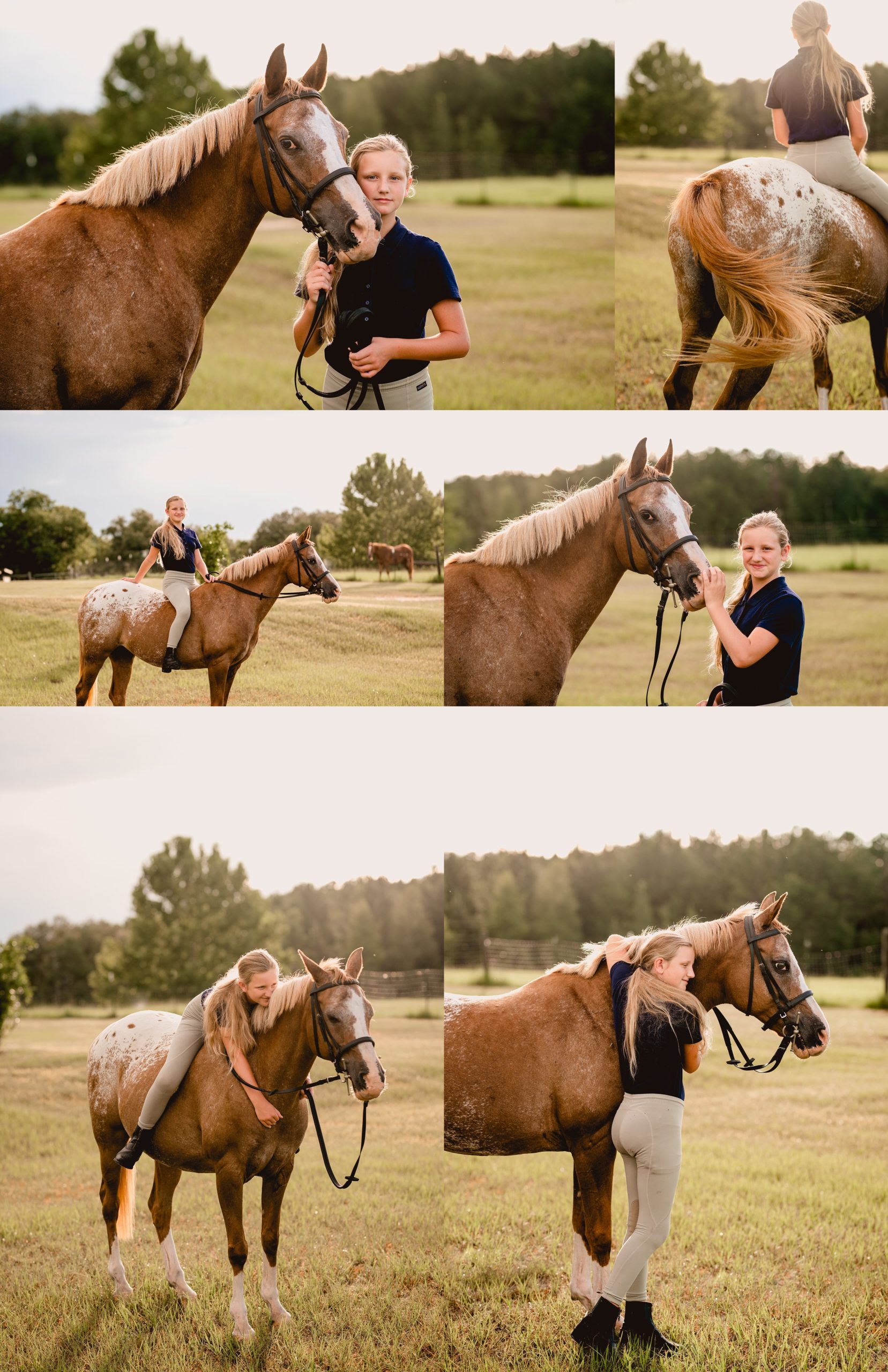 A girl with her POA in north florida takes cute, sentimental photos with her pony.