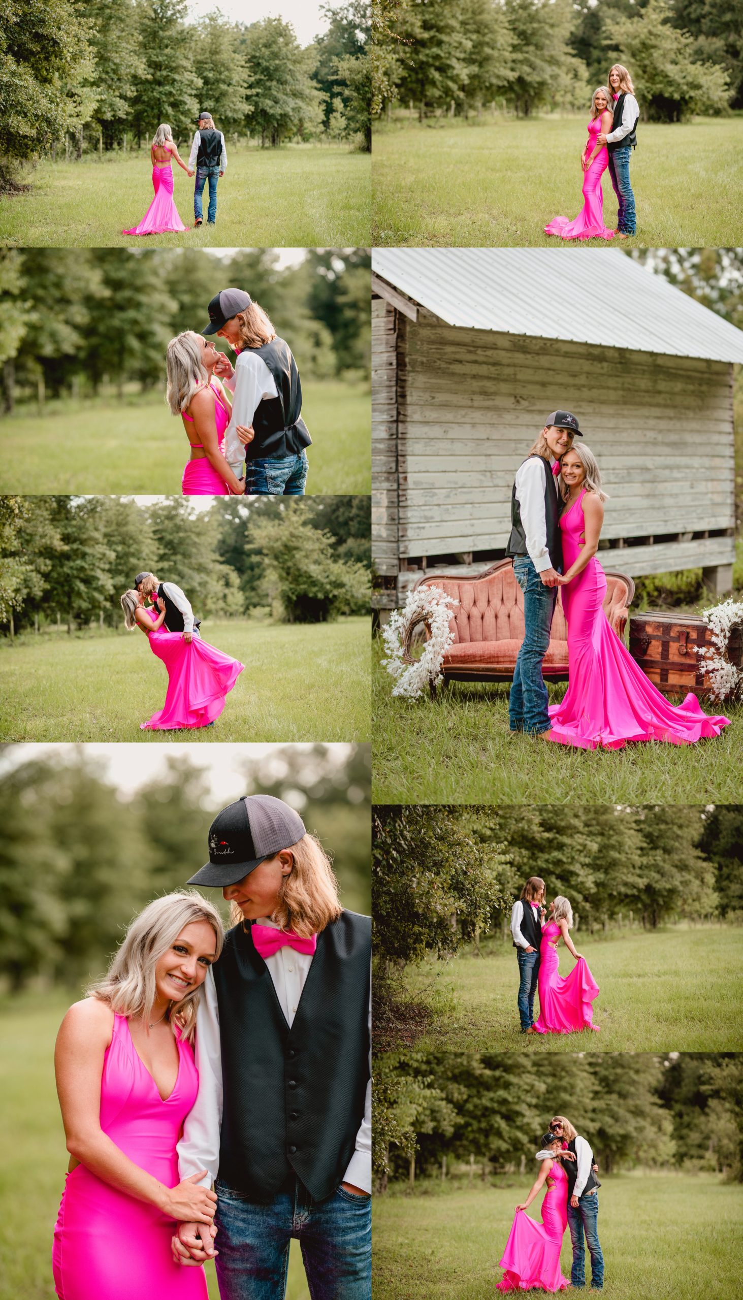 Prom photographer in North Florida in rural settings.
