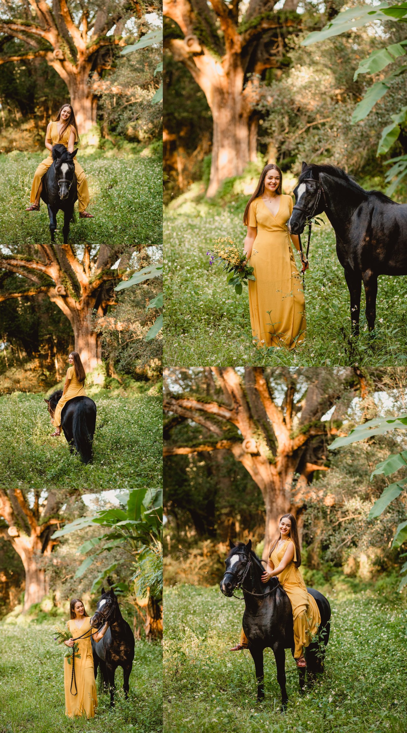 Outfits to wear with black horses.