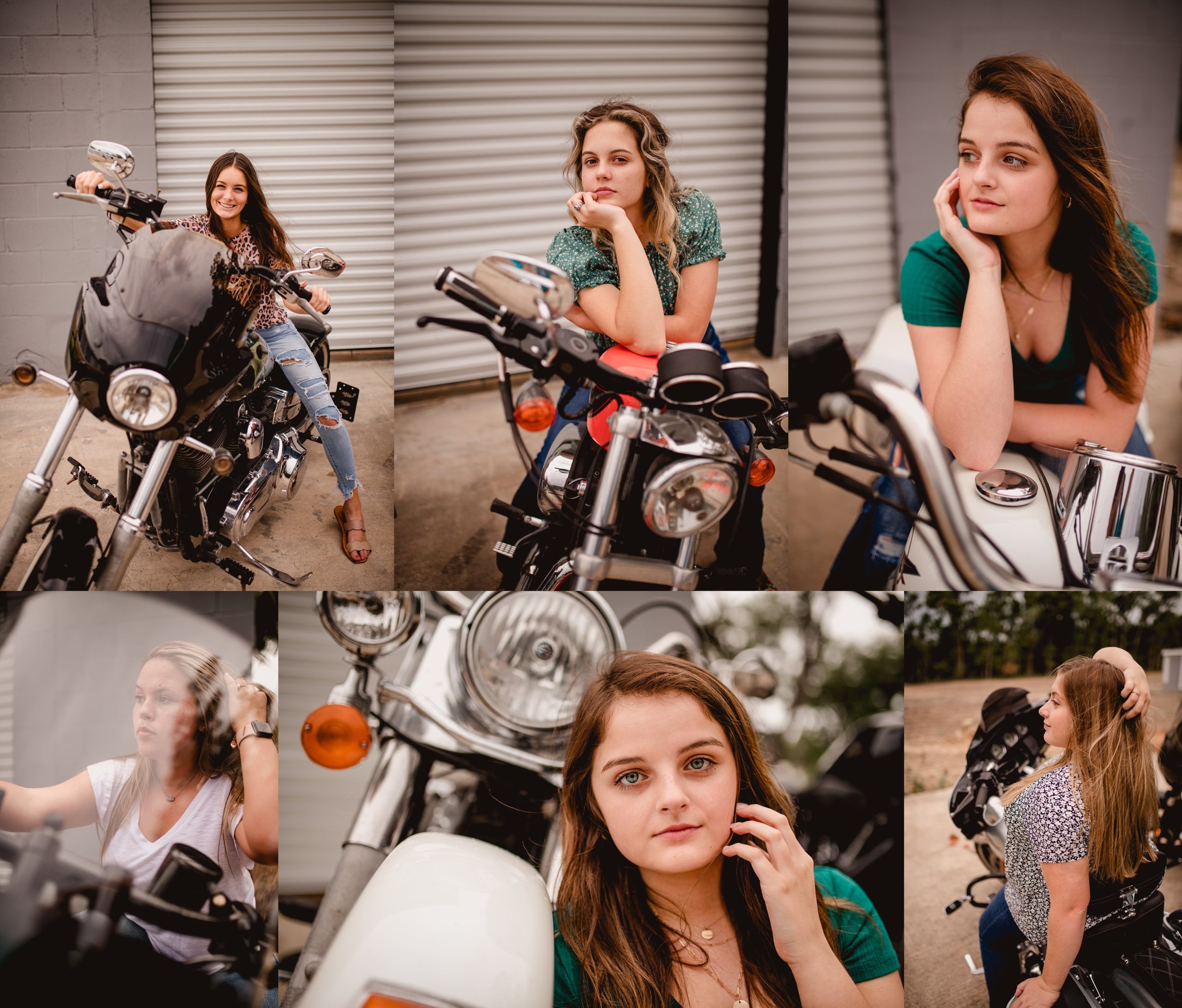 Model team ideas with motorcycles in North Florida.