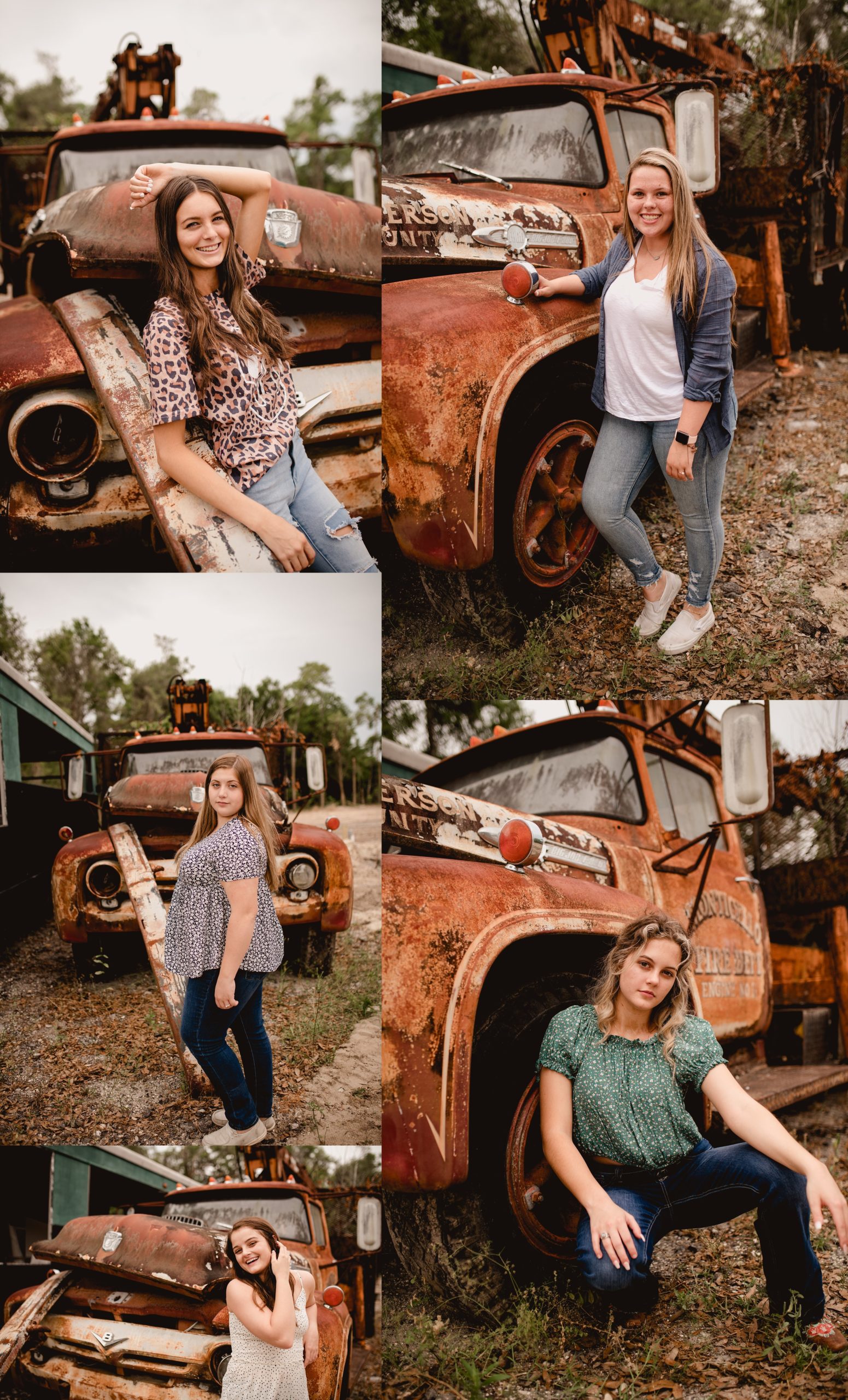 Rustic and edgy senior model team session with professional photographer.