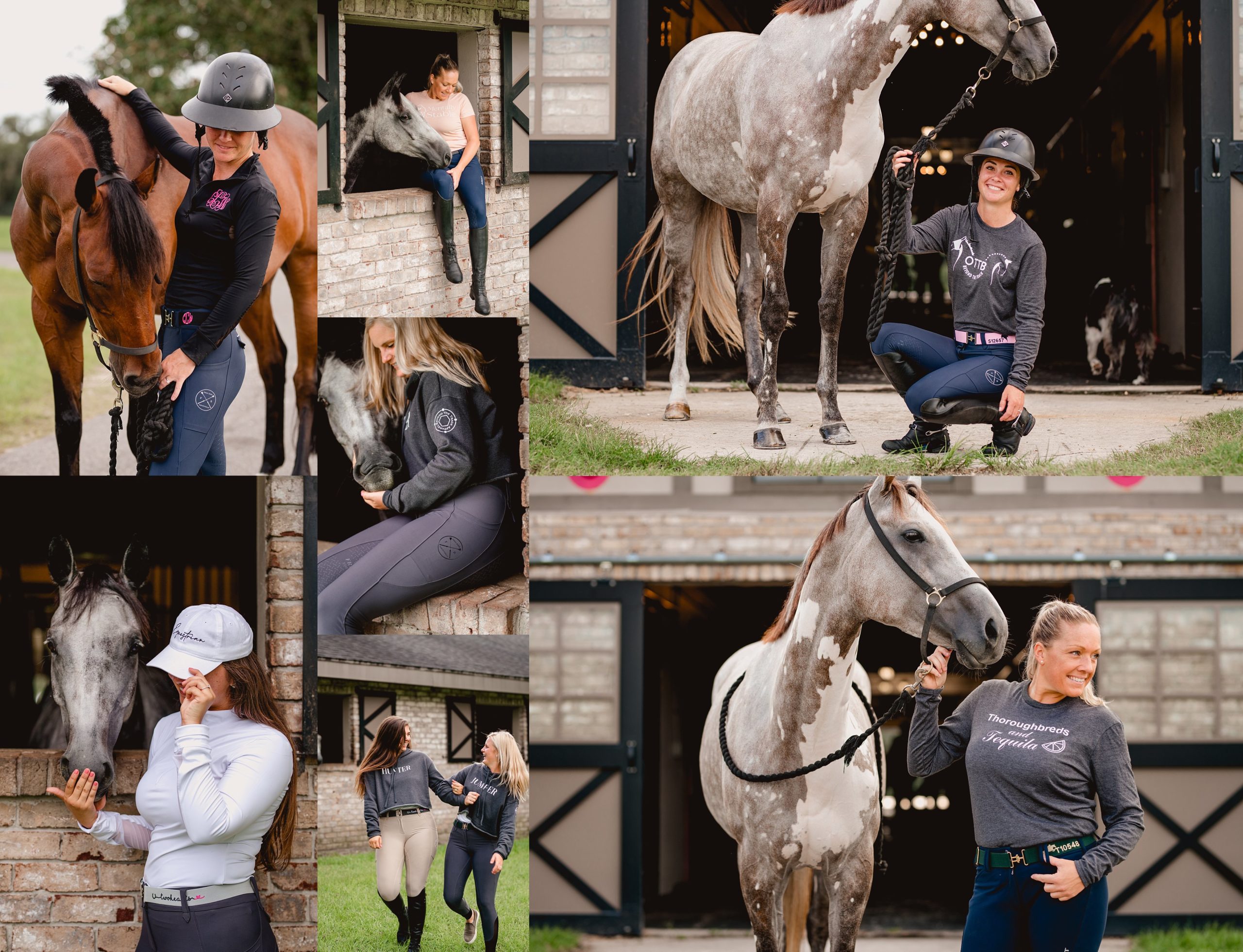 Content creation photography for equestrian clothing brand, Beyond the Track Apparel