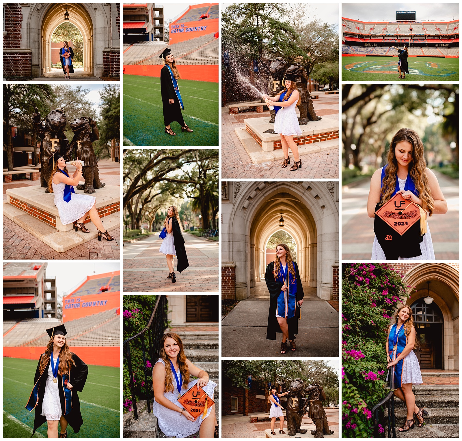 University of Florida graduation pictures by pro photographer near Gainesville, Fl.