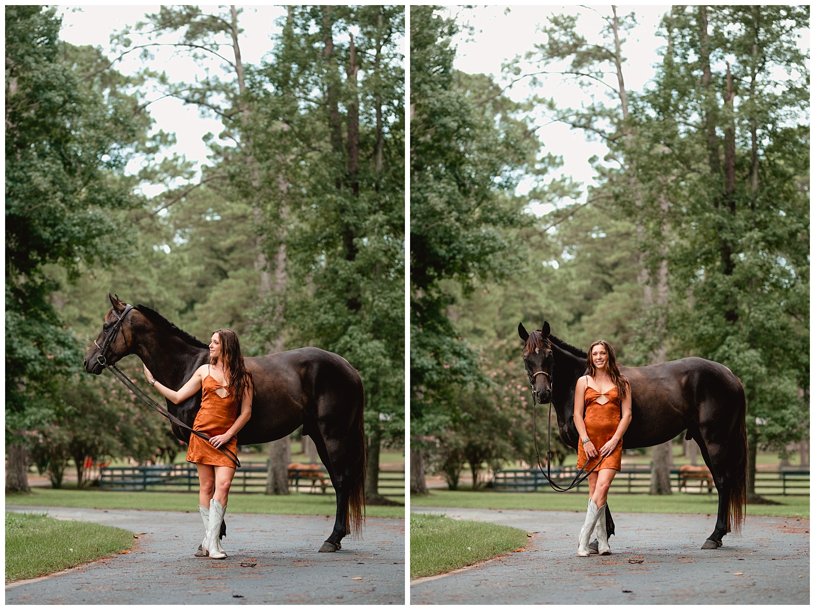 Professional equine photographer in Tallahassee, Florida specializing in horse and rider photoshoots.
